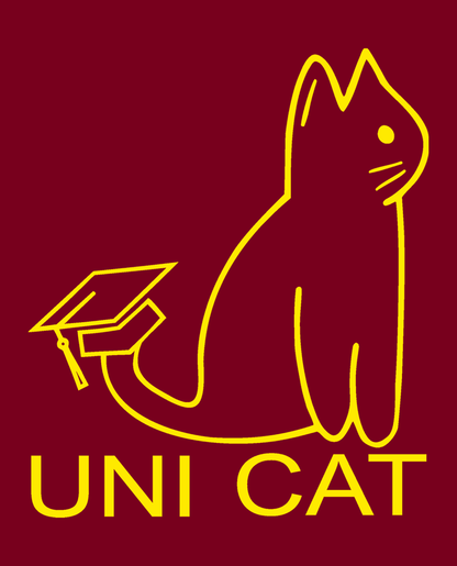 CORE UNI CAT - YELLOW LOGO HOODIE Apparel