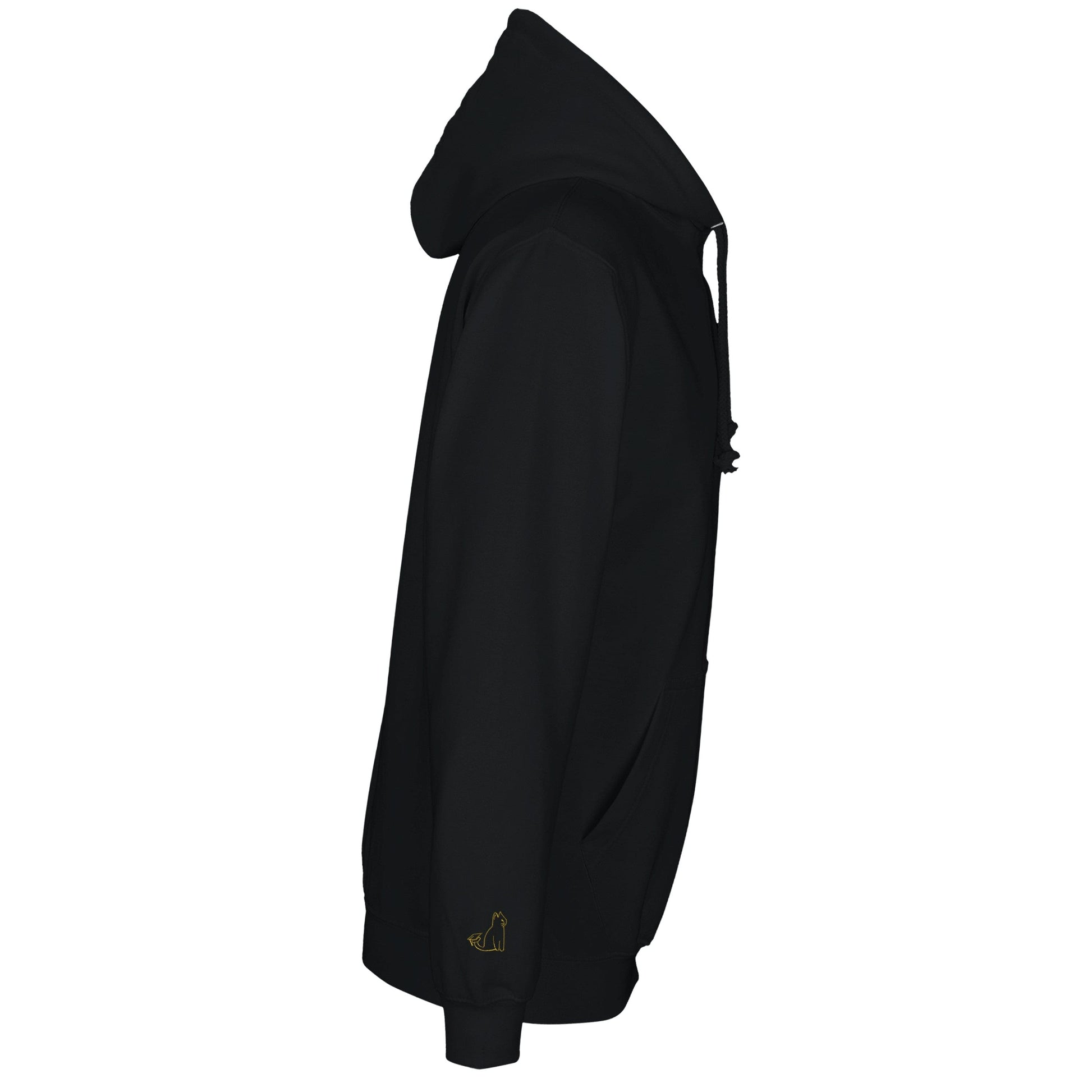 CORE UNI CAT - YELLOW LOGO HOODIE Apparel
