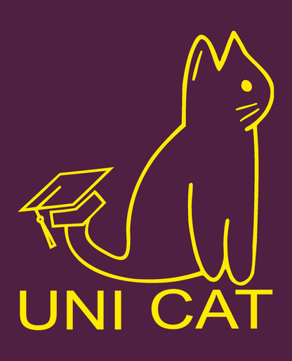 CORE UNI CAT - YELLOW LOGO HOODIE Apparel