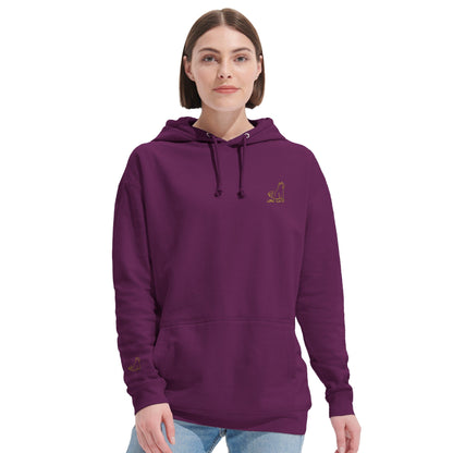 CORE UNI CAT - YELLOW LOGO HOODIE Apparel