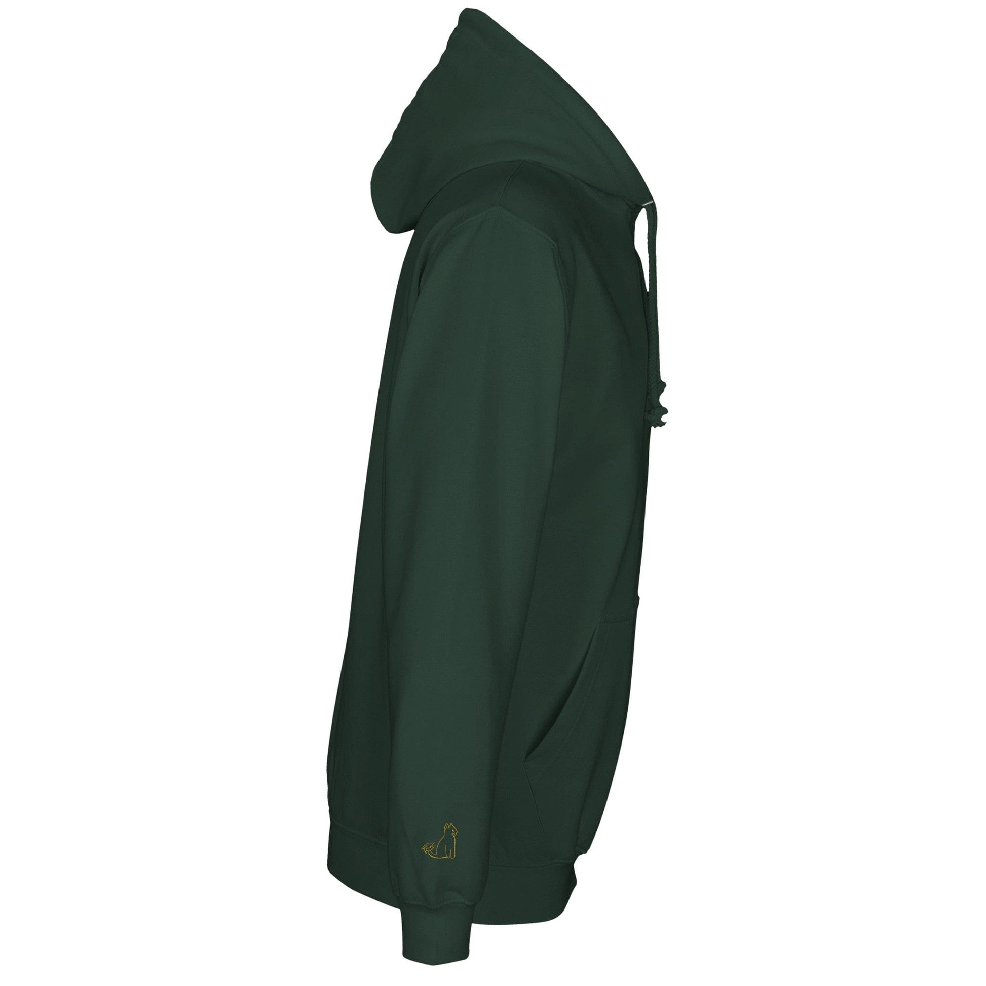 CORE UNI CAT - YELLOW LOGO HOODIE Apparel