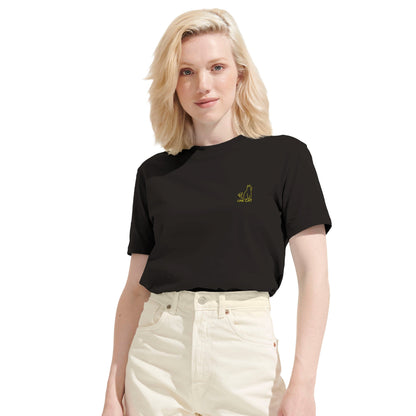 CORE UNI CAT - YELLOW LOGO TEE Apparel