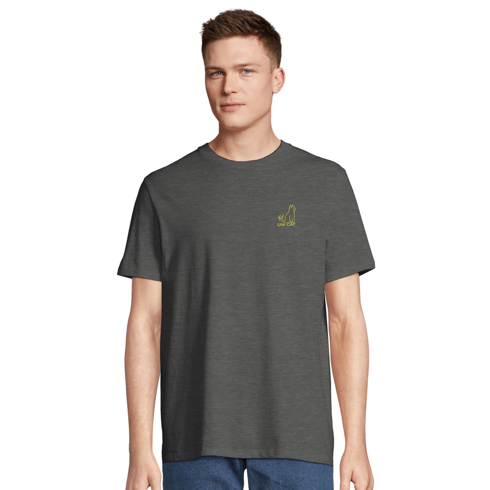 CORE UNI CAT - YELLOW LOGO TEE Apparel