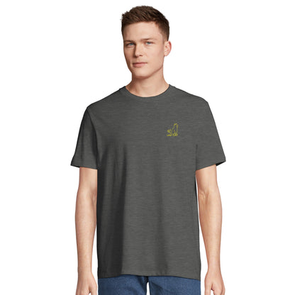 CORE UNI CAT - YELLOW LOGO TEE Apparel
