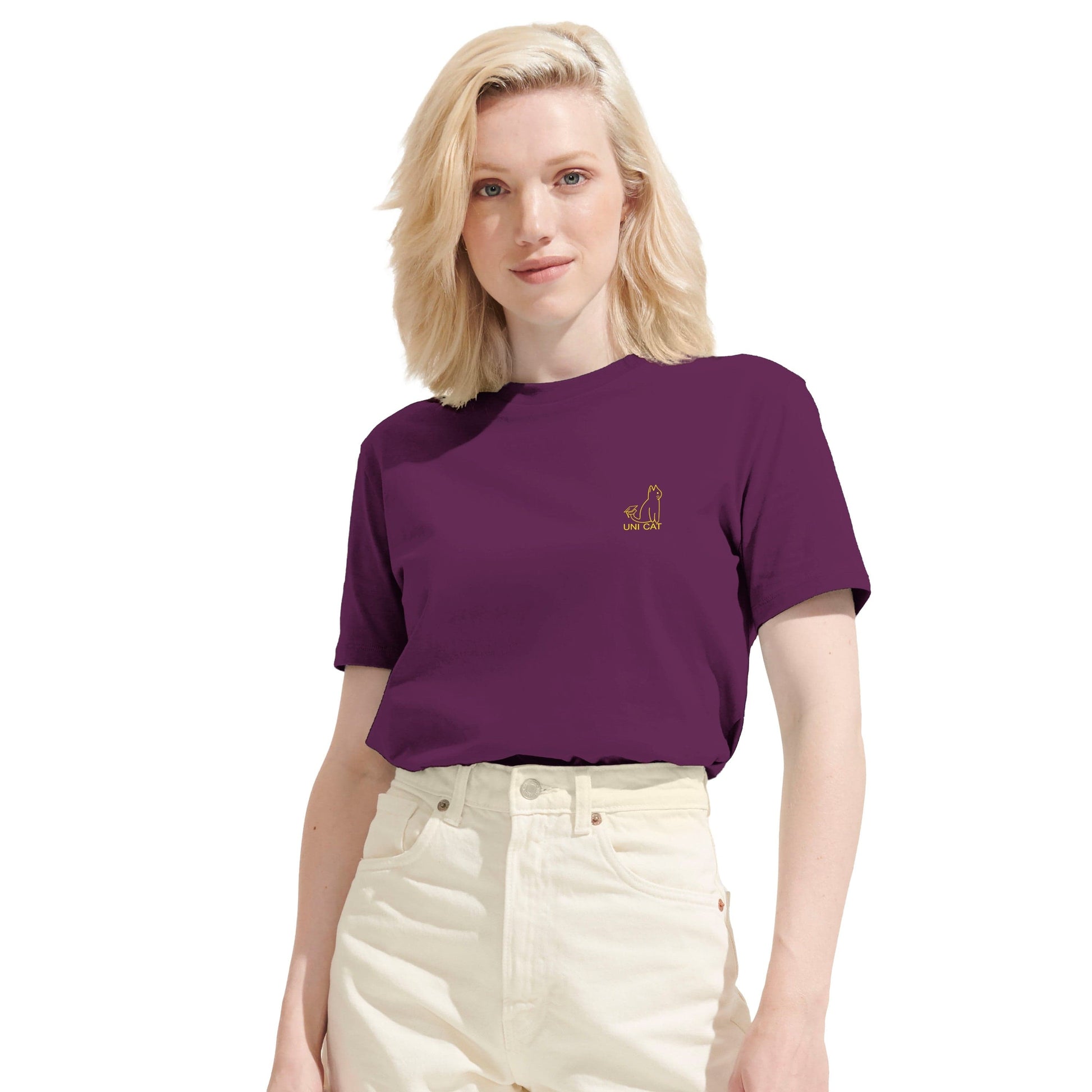 CORE UNI CAT - YELLOW LOGO TEE Apparel
