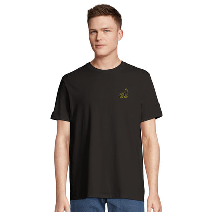 CORE UNI CAT - YELLOW LOGO TEE Apparel