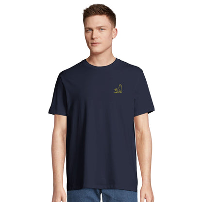CORE UNI CAT - YELLOW LOGO TEE Apparel