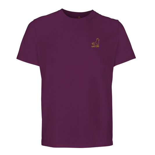 Astral Purple / XS CORE UNI CAT - YELLOW LOGO TEE Apparel