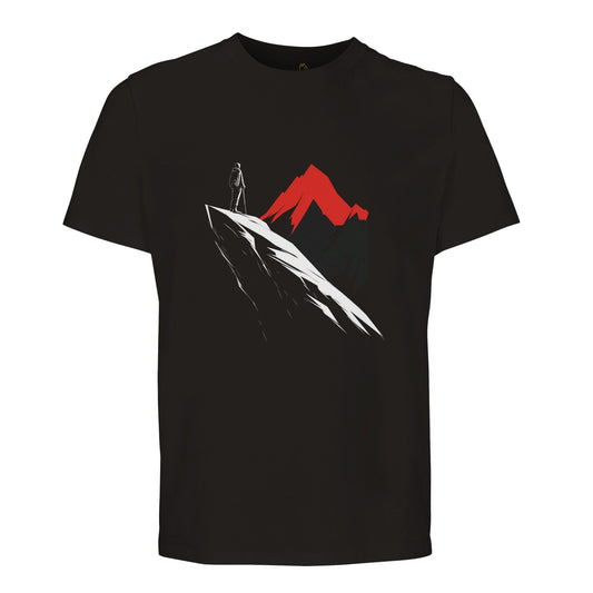 Deep Black / XS FRACTAL CREST - TEE Print Material