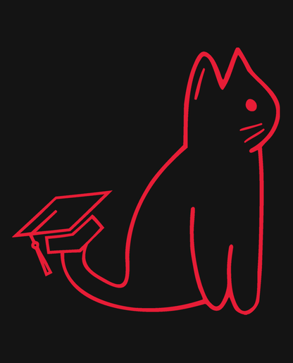 SIGNATURE UNI CAT - RED LOGO OVERSIZED HOODIE Apparel