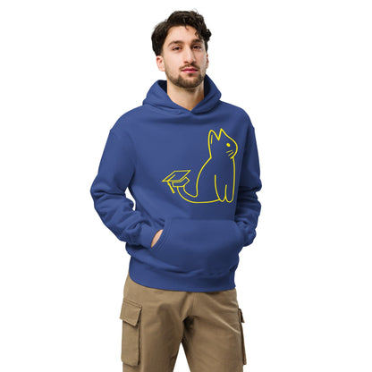 SIGNATURE UNI CAT - YELLOW LOGO OVERSIZED HOODIE Apparel