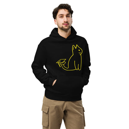 SIGNATURE UNI CAT - YELLOW LOGO OVERSIZED HOODIE Apparel