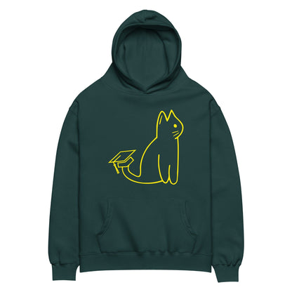 SIGNATURE UNI CAT - YELLOW LOGO OVERSIZED HOODIE Apparel