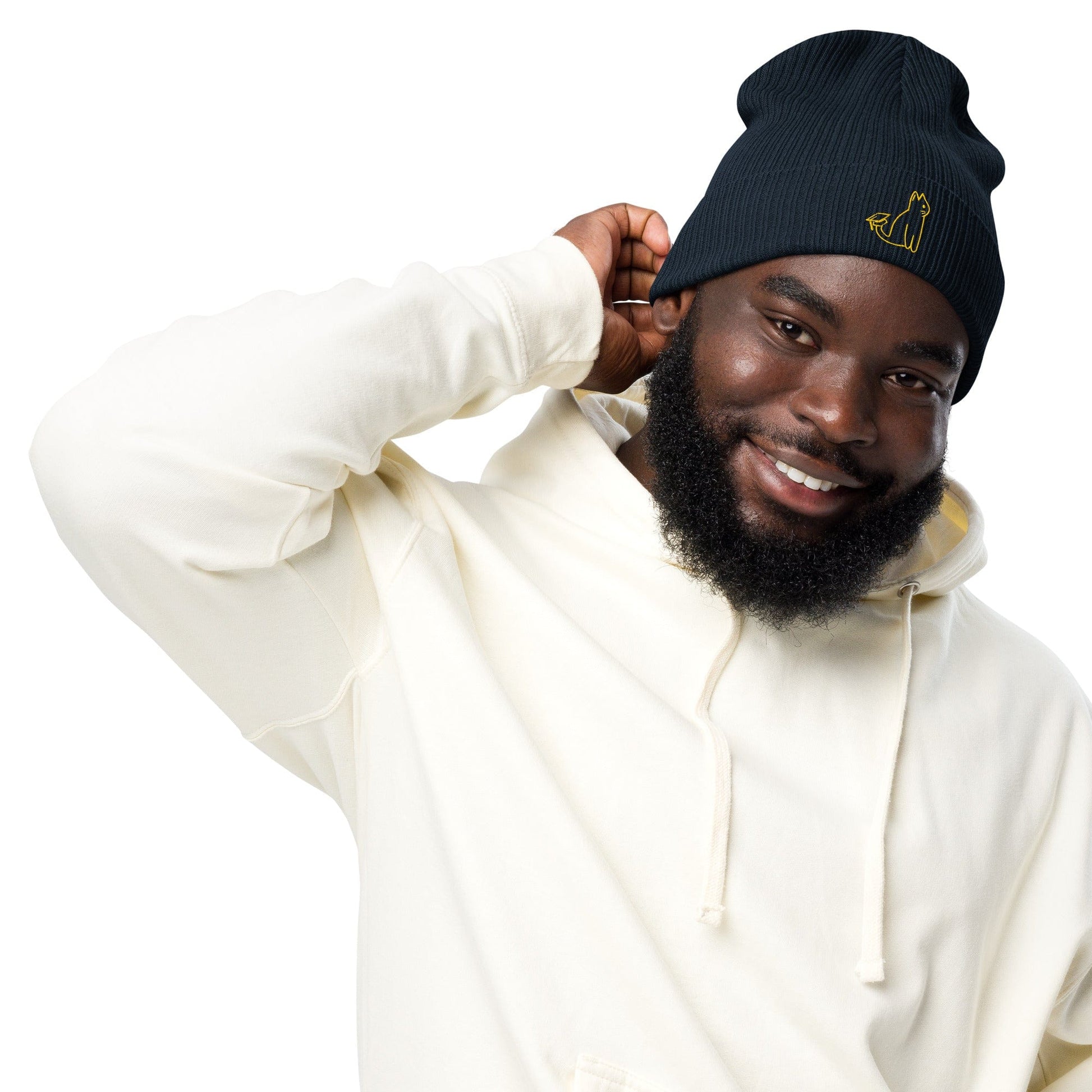 UNI CAT - YELLOW LOGO BEANIE Apparel