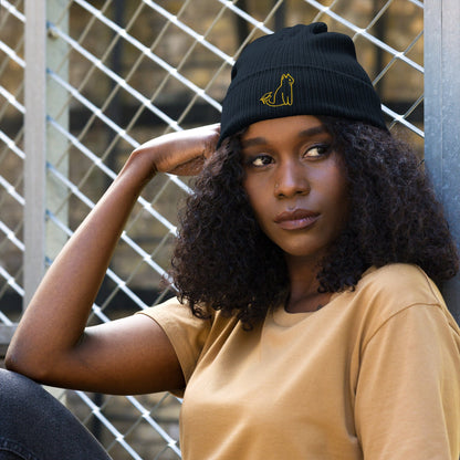 UNI CAT - YELLOW LOGO BEANIE Apparel