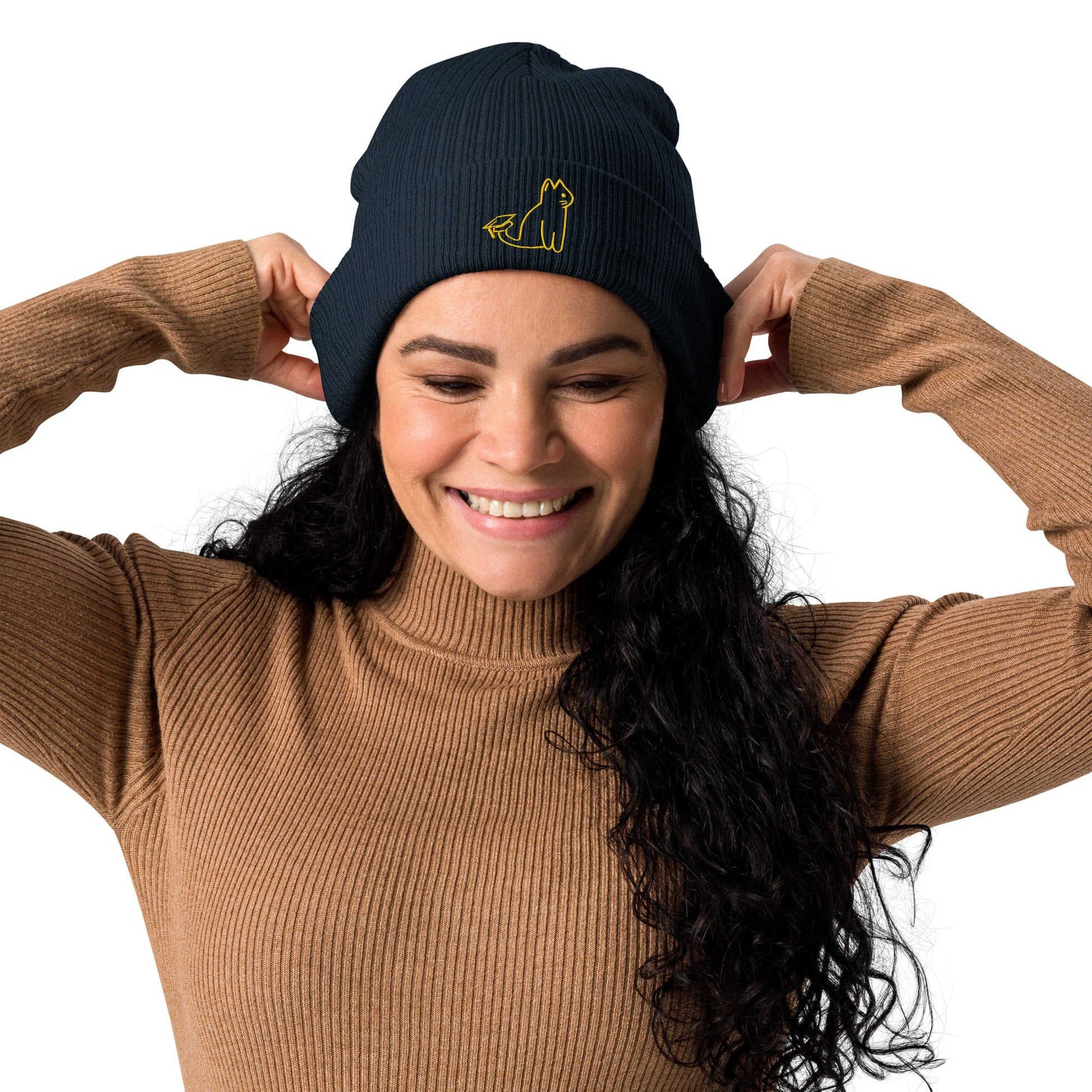 UNI CAT - YELLOW LOGO BEANIE Apparel