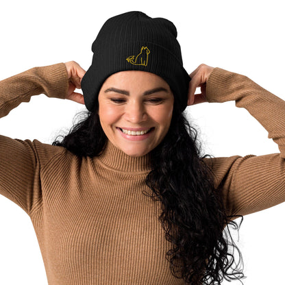 UNI CAT - YELLOW LOGO BEANIE Apparel